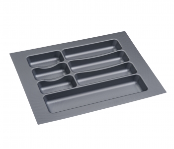 30x49 Patterned Gray Antibacterial Cutlery Rest